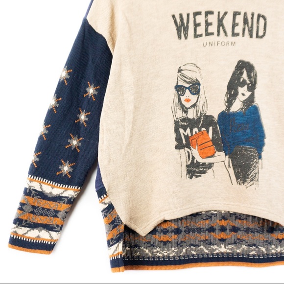Comfy Knit Women's Fashion Weekend Graphic Sweater - Picture 2 of 6